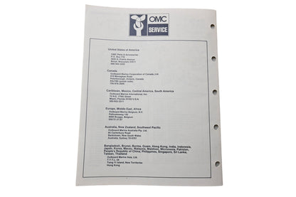 OMC 398852 Parts Catalog 48 Models