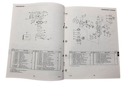 OMC 398627 Parts Catalog 60 Commercial Models