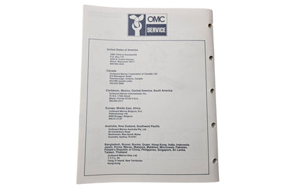 OMC 398627 Parts Catalog 60 Commercial Models