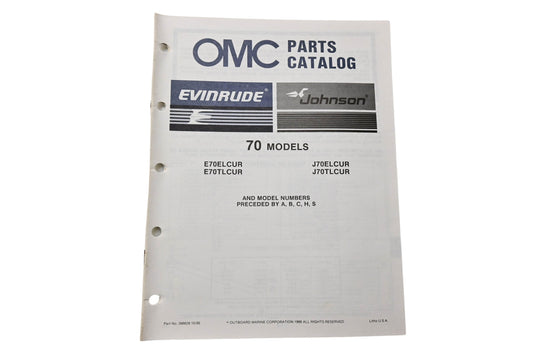 OMC 398628 Parts Catalog 70 Models
