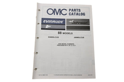 OMC 398856 Parts Catalog 88 Models