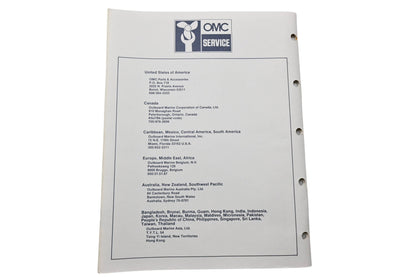 OMC 398629 Parts Catalog 90/110 Models