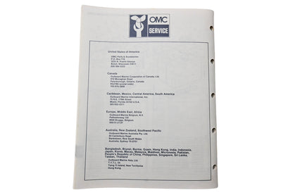OMC 398630 Parts Catalog 100 Models