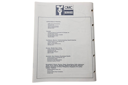 OMC 398631 Parts Catalog 120/140 Models