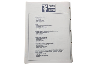 OMC 398632 Parts Catalog 150/175 Models