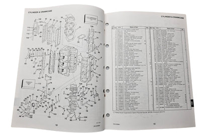 OMC 398634 Parts Catalog 155 Commercial Models