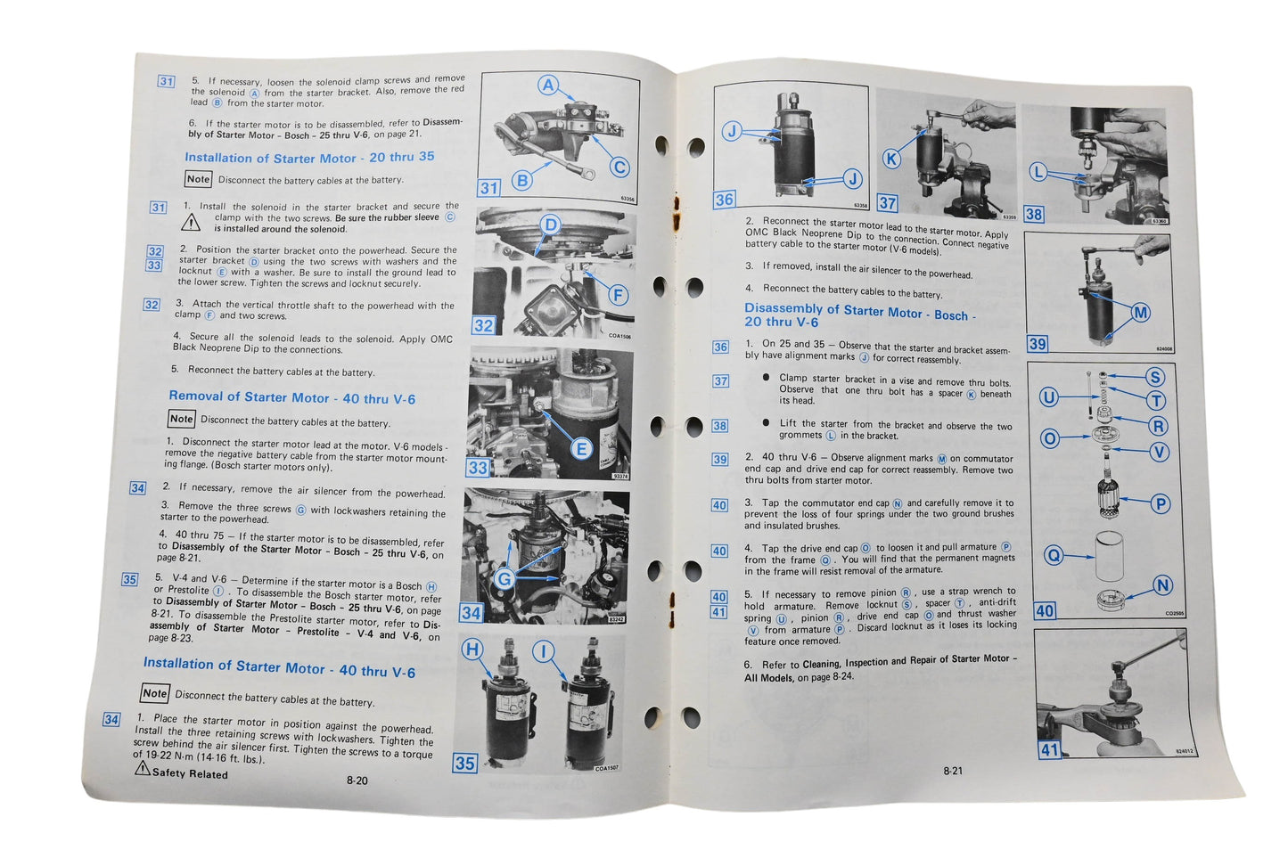 OMC 394607-8 Recreational Outboard Service Manual Section 8