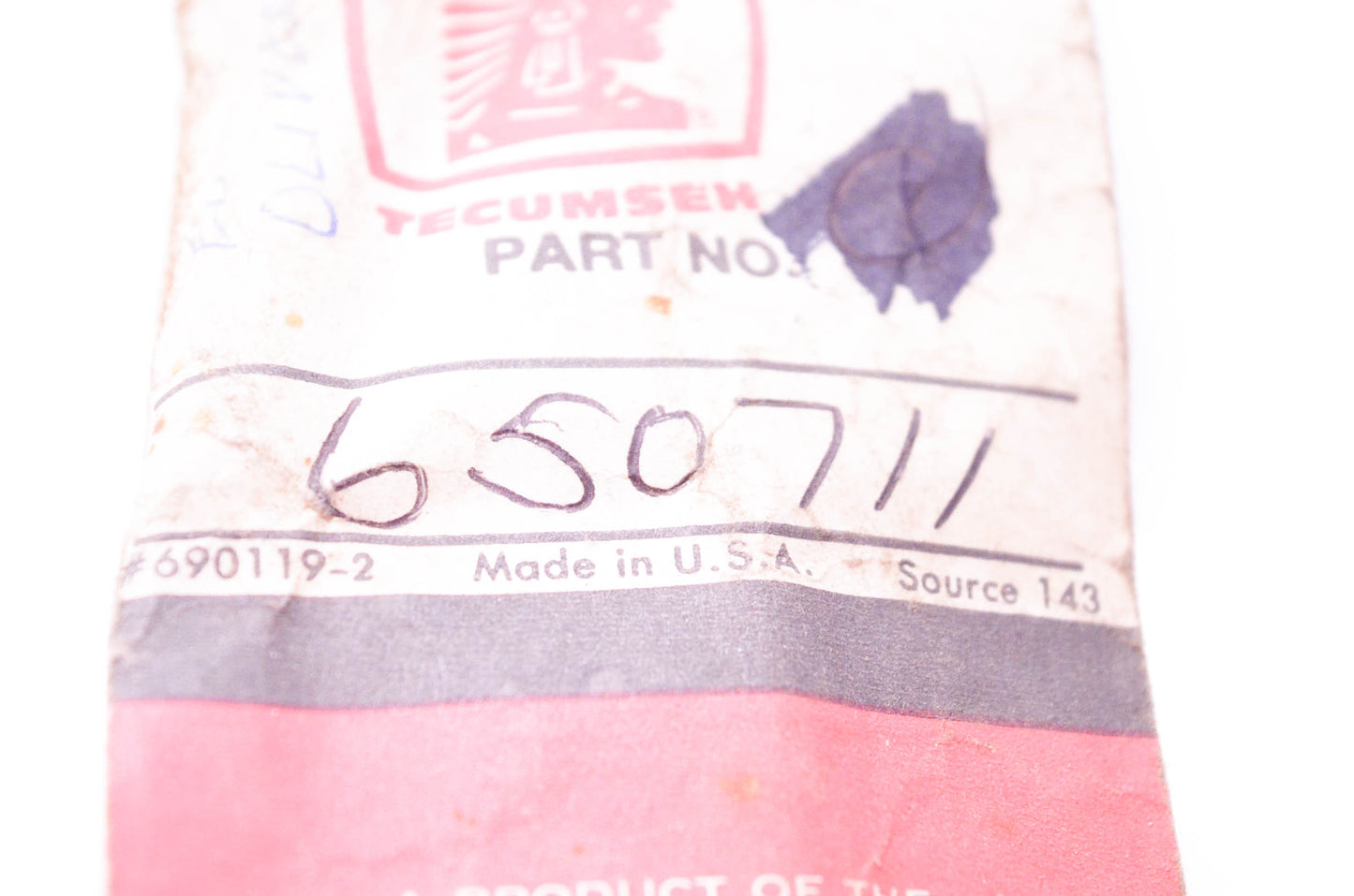 New OEM Tecumseh 650711 Screw NOS