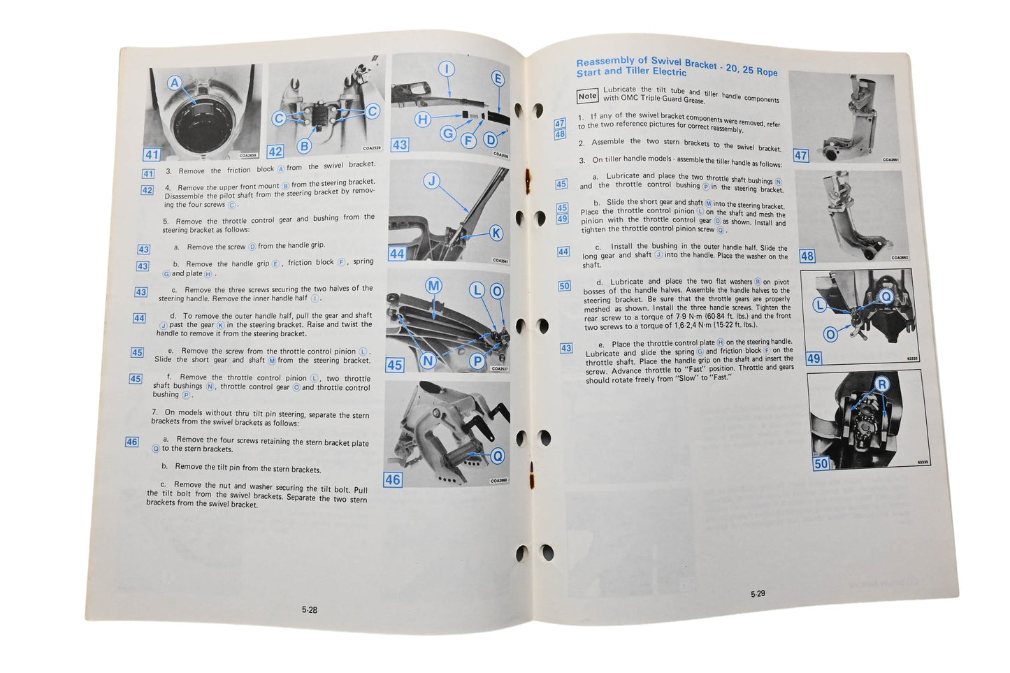 OMC 394607-5 Recreational Outboard Service Manual Section 5