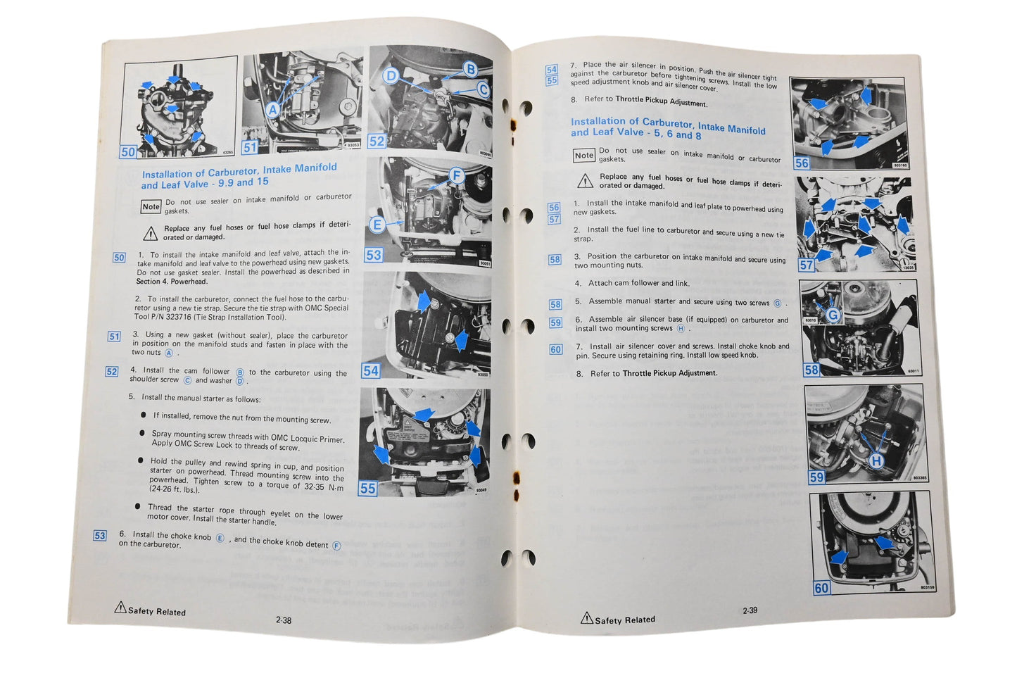 OMC 394607-2 Recreational Outboard Service Manual Section 2