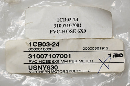 New OEM KTM 1CB03-24, 31007107001 PVC Hose 6x9 MM 39" NOS