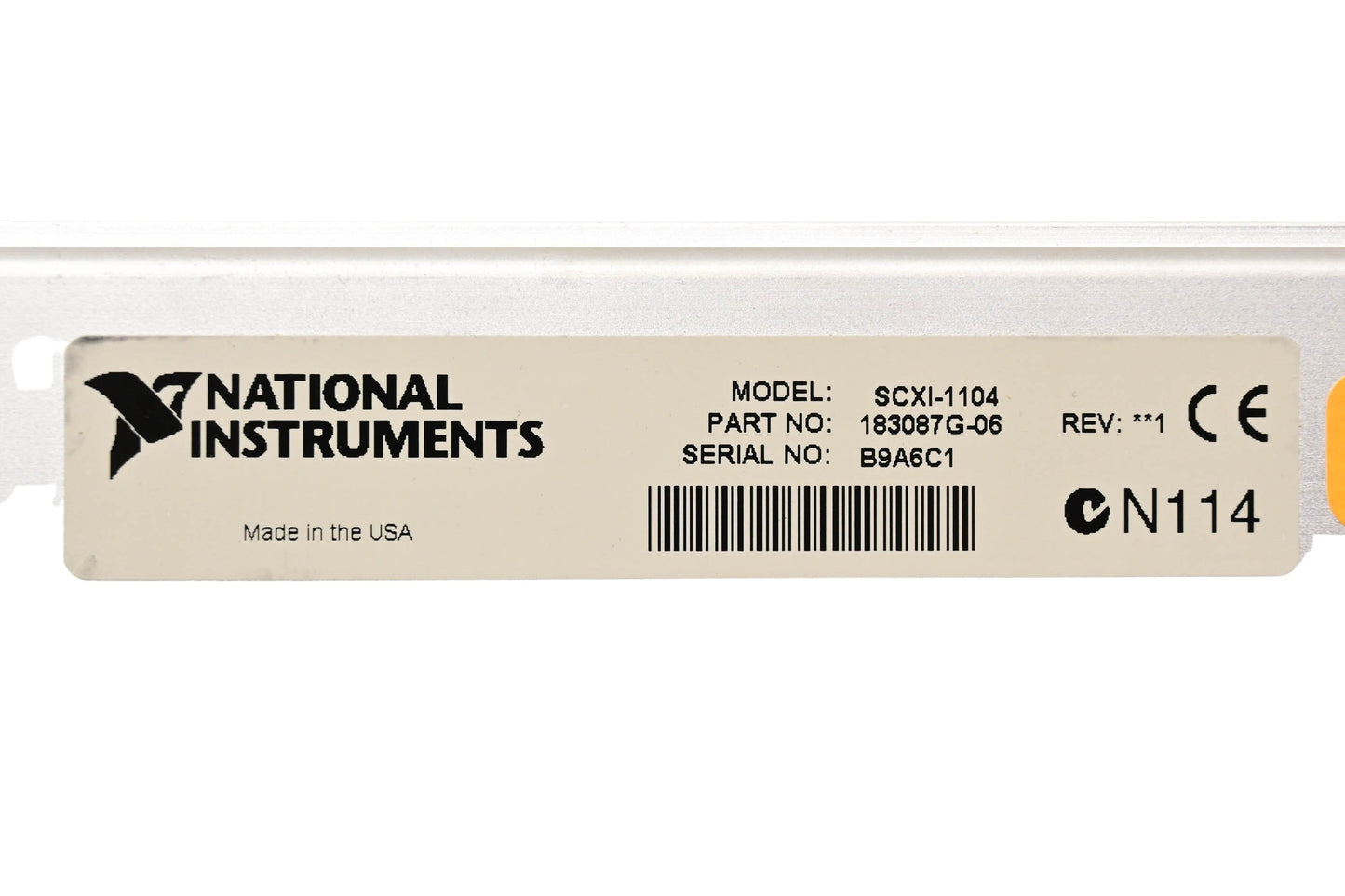 National Instruments 183087G-06, SCXI-1104 Voltage Input Module NOS