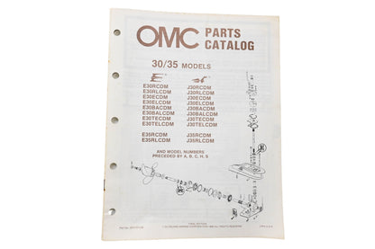 OMC 397319 Parts Catalog 30/35 Models