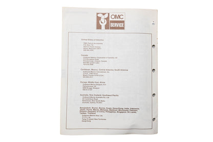 OMC 397319 Parts Catalog 30/35 Models