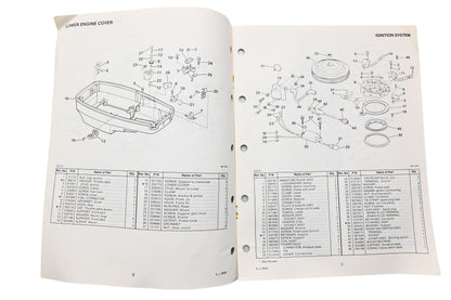 OMC 507611 Parts Catalog ERT-10S JRT-10S