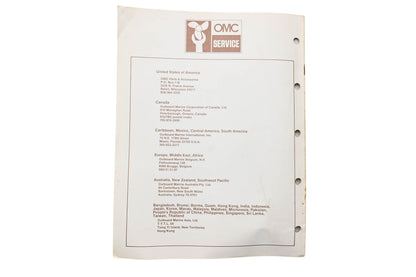 OMC 507611 Parts Catalog ERT-10S JRT-10S