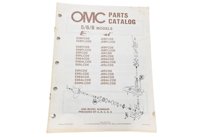 OMC 397315 Parts Catalog 5/6/8 Models