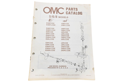 OMC 397315 Parts Catalog 5/6/8 Models