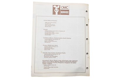OMC 397315 Parts Catalog 5/6/8 Models