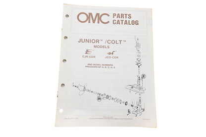 OMC 397311 Parts Catalog Junior Colt