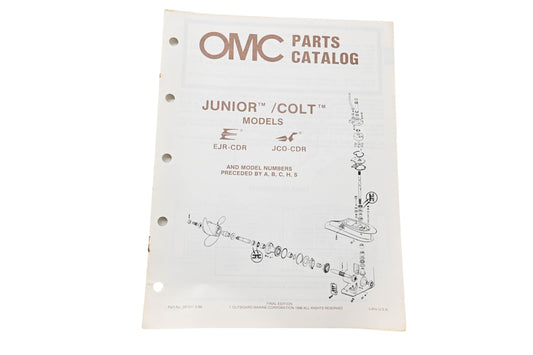 OMC 397311 Parts Catalog Junior Colt