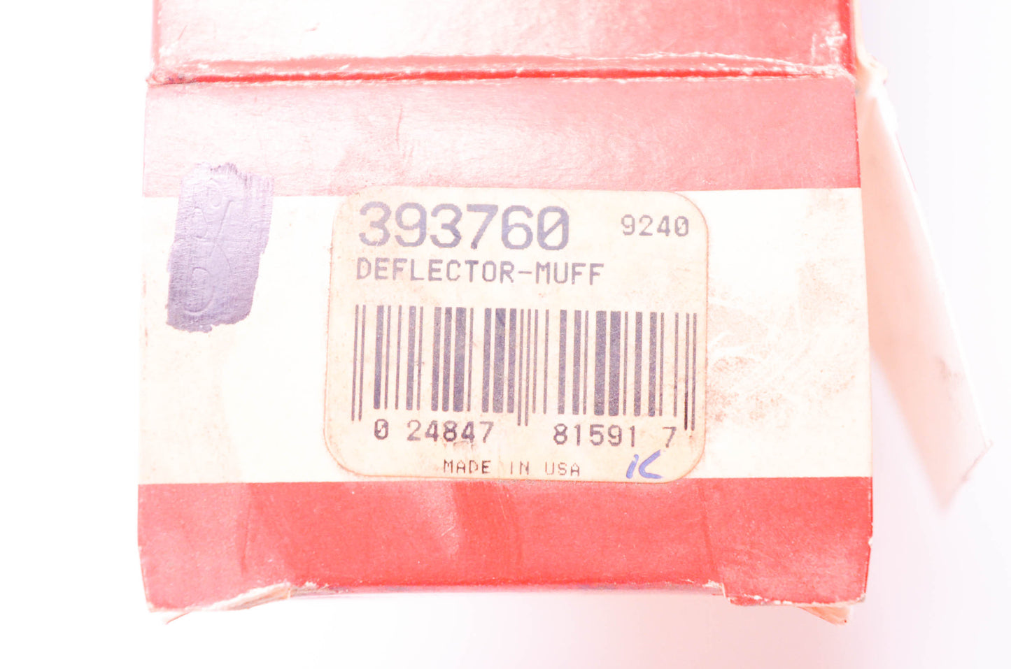 New OEM Briggs & Stratton 393760 Muffler Deflector NOS