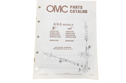 OMC 397314 Parts Catalog 4/4.5 Models