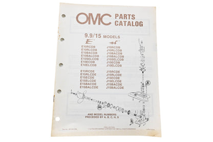 OMC 397316 Parts Catalog 9.9/15 Models
