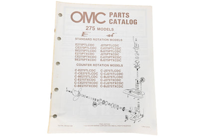 OMC 397334 Parts Catalog 275 Models