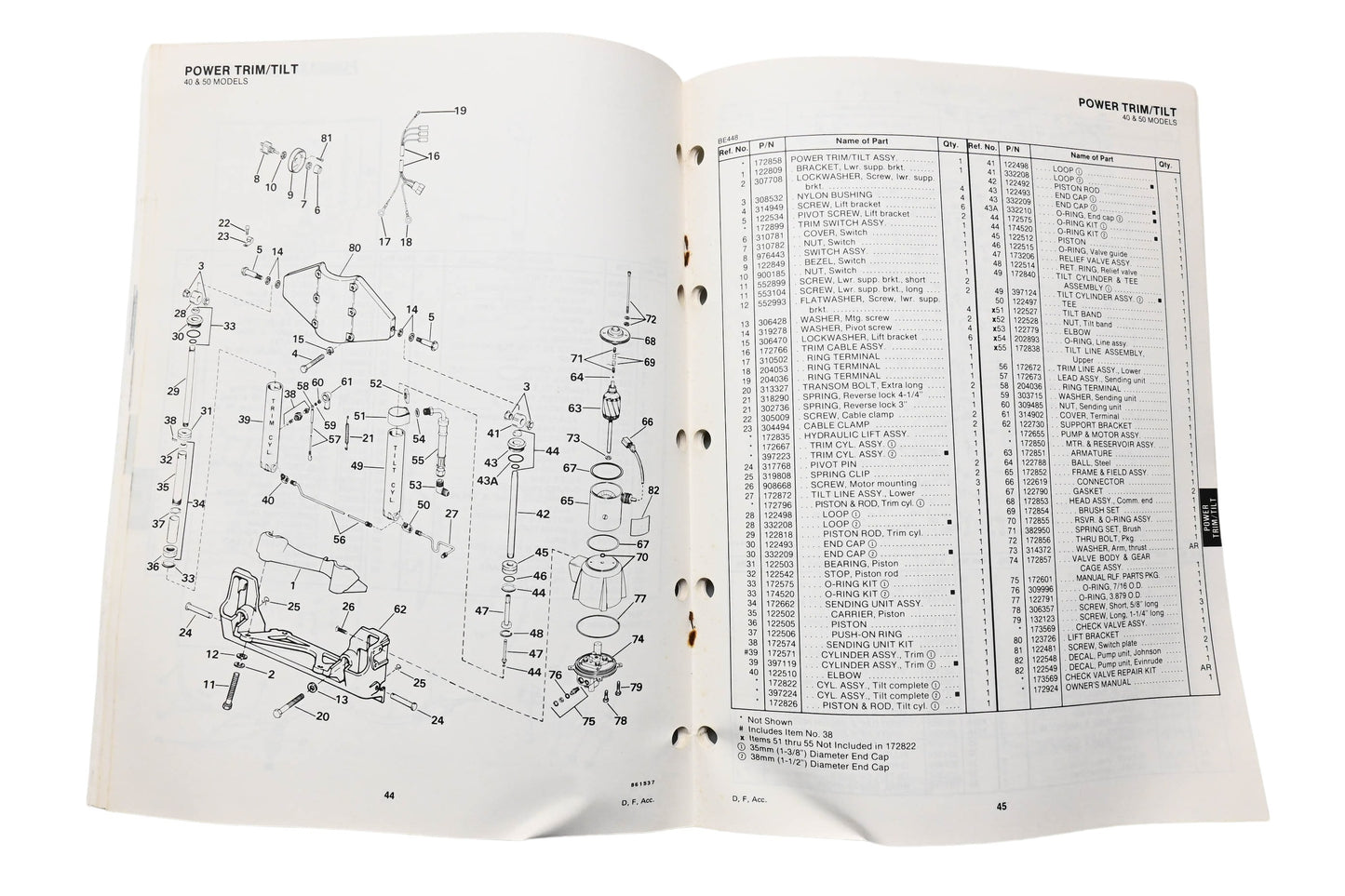 OMC 174379 Parts Catalog Accessories