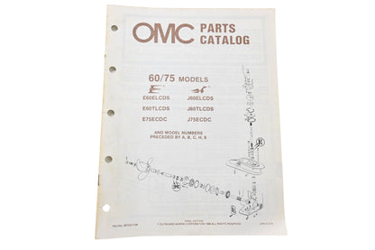 OMC 397323 Parts Catalog 60/75 Models
