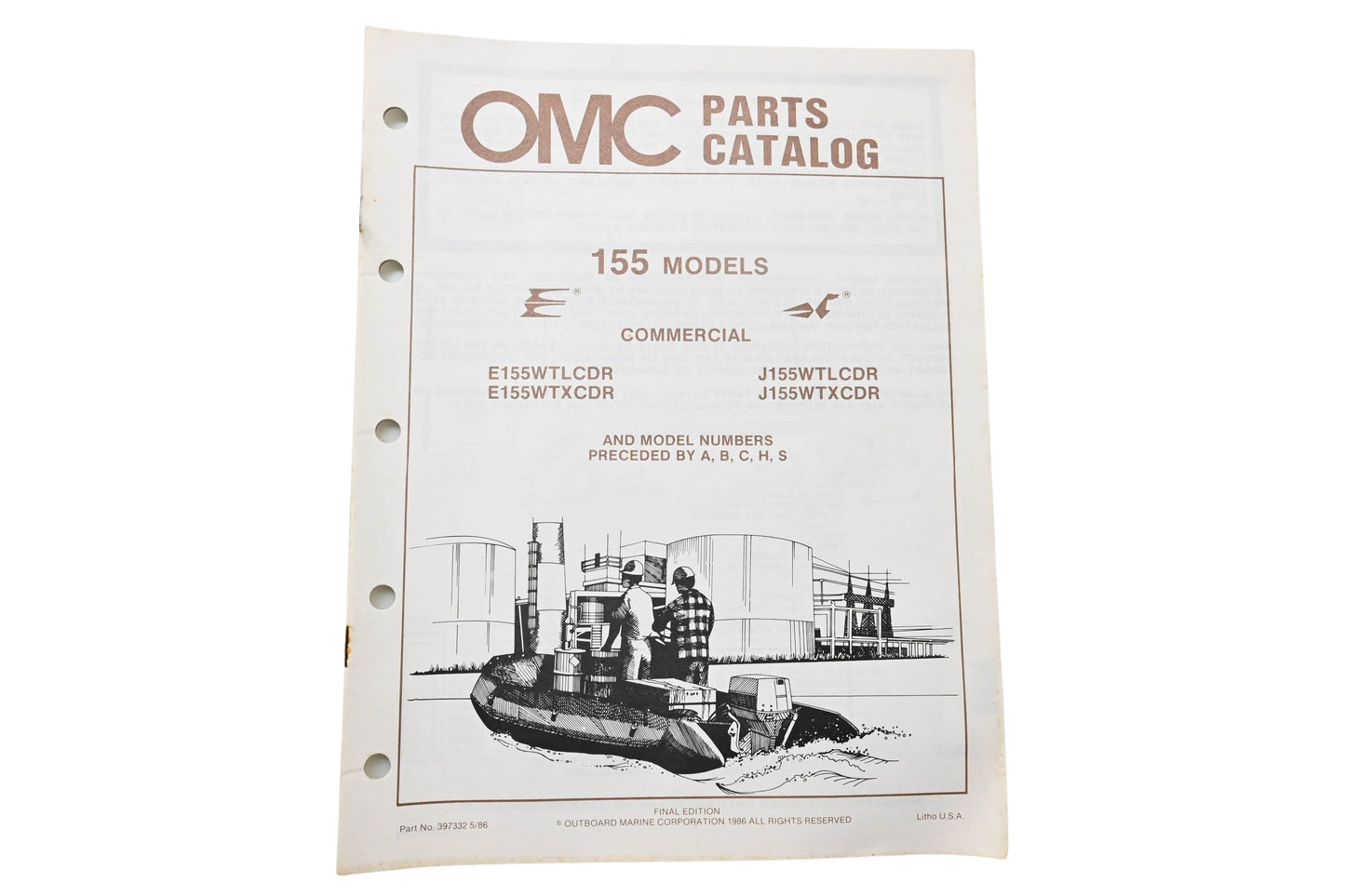 OMC 397332 Parts Catalog 155 Models