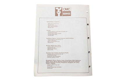 OMC 397332 Parts Catalog 155 Models