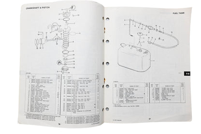 OMC 393588 Parts Catalog V-6 Models