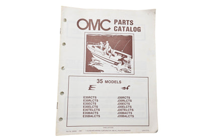 OMC 393582 Parts Catalog 35 Models
