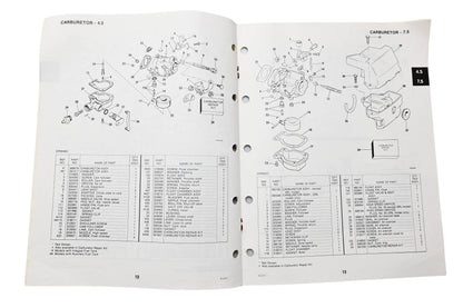 OMC 393578 Parts Catalog 4.5/7.5 Models