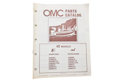 OMC 393583 Parts Catalog 40 Models