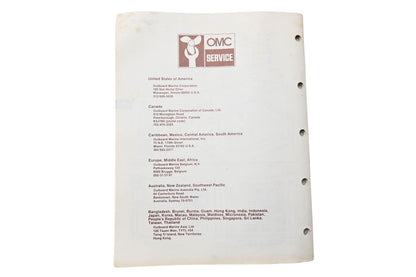 OMC 393583 Parts Catalog 40 Models
