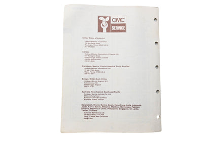 OMC 393581 Parts Catalog 25 Models