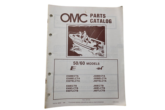 OMC 393584 Parts Catalog 50/60 Models
