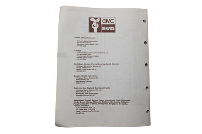 OMC 393584 Parts Catalog 50/60 Models