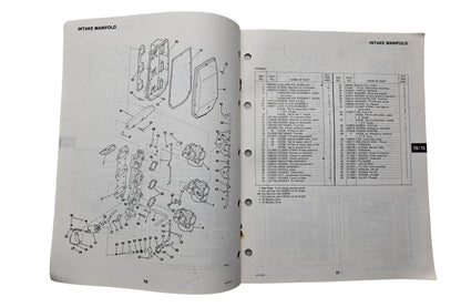 OMC 393586 Parts Catalog 70/75 Models