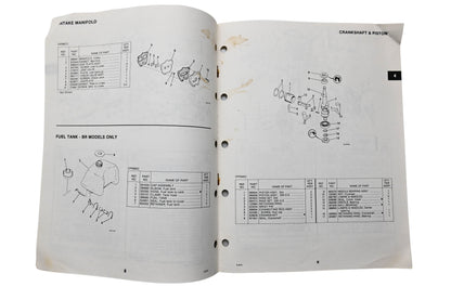 OMC 393577 Parts Catalog 4 Models