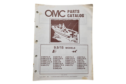 OMC 393579 Parts Catalog 9.9/15 Models