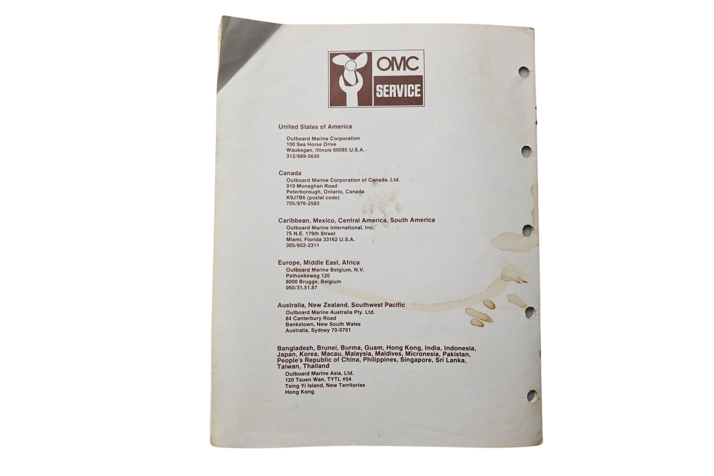 OMC 393579 Parts Catalog 9.9/15 Models