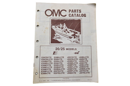 OMC 393580 Parts Catalog 20/255 Models