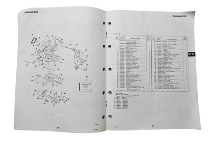 OMC 393580 Parts Catalog 20/255 Models