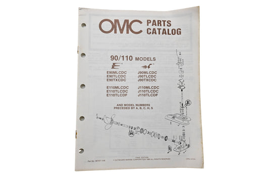 OMC 397327 Parts Catalog 90/110 Models