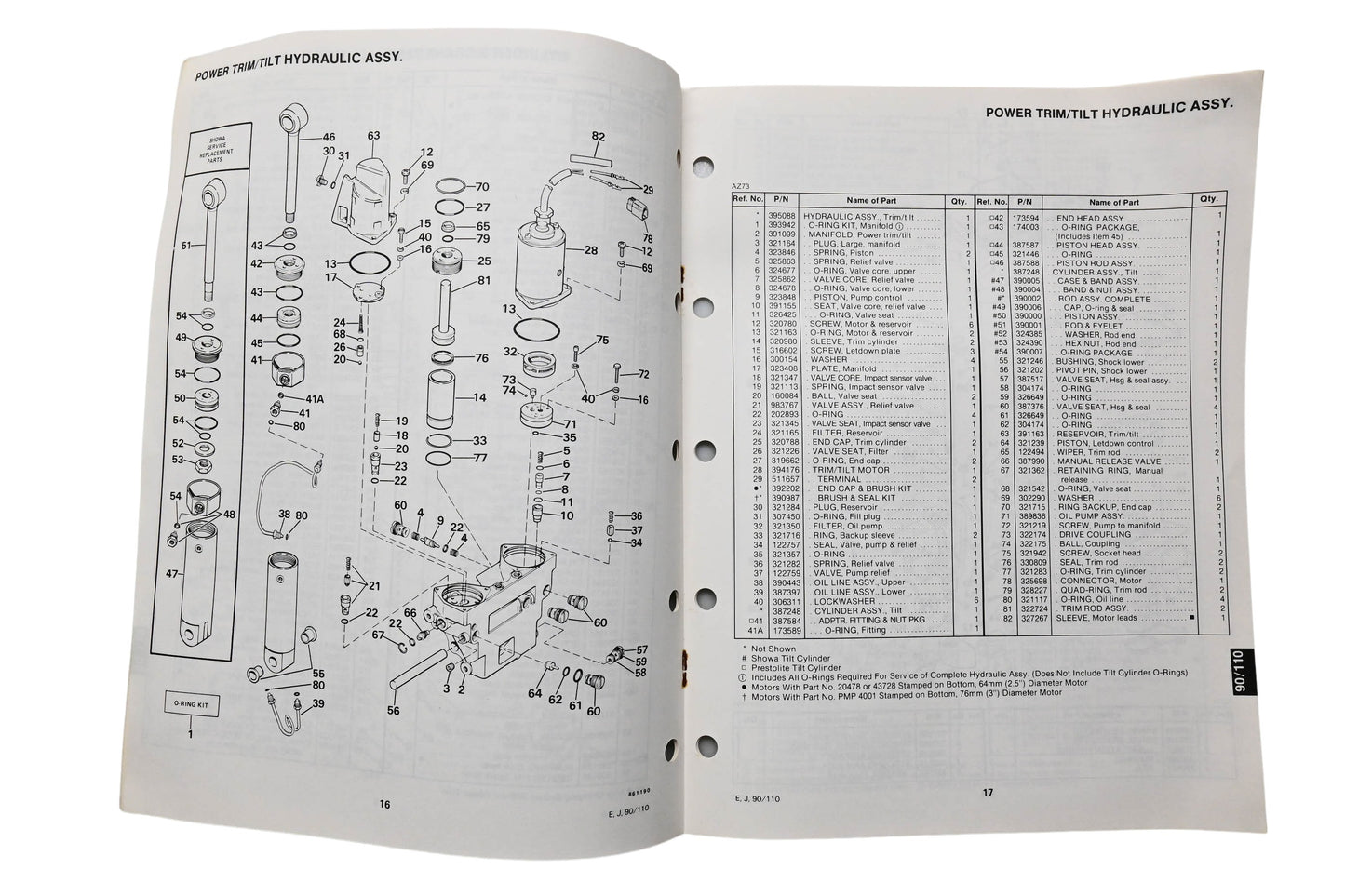 OMC 397327 Parts Catalog 90/110 Models