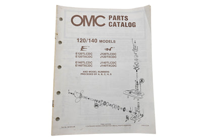OMC 397329 Parts Catalog 120/140 Models
